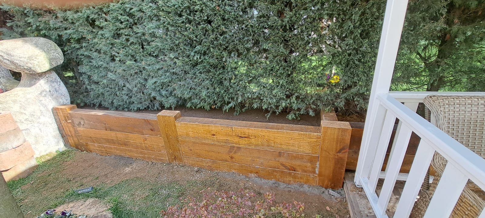 AHŞAP TRAVERS ÇİÇEKLİK5